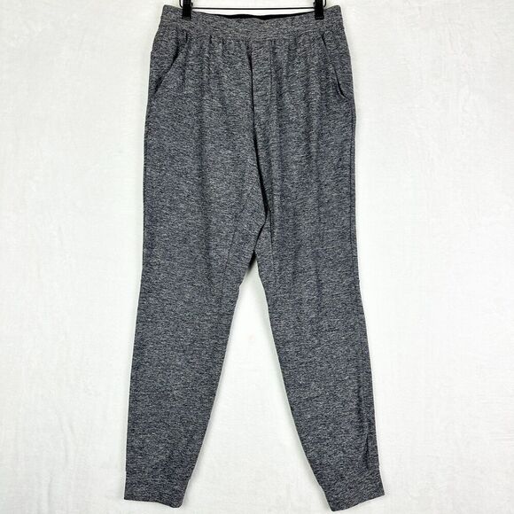 Lululemon Mens Intent Jogger Size Medium Rulu Heathered Black Athleisure - Picture 1 of 6